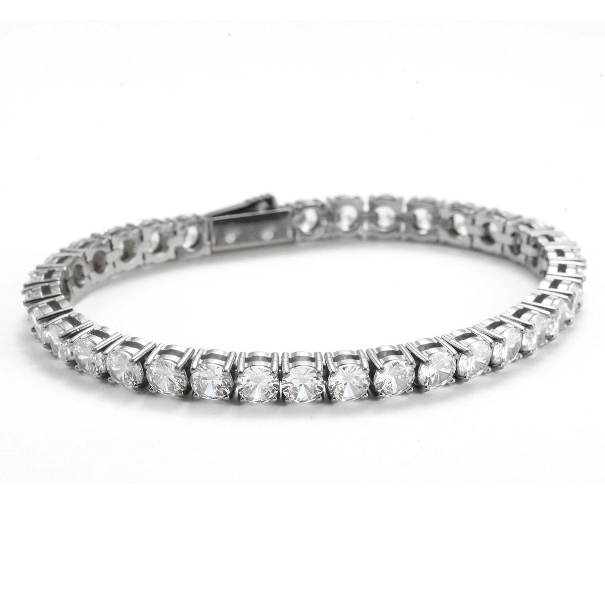 Siller Diamond Tennis Bracelet