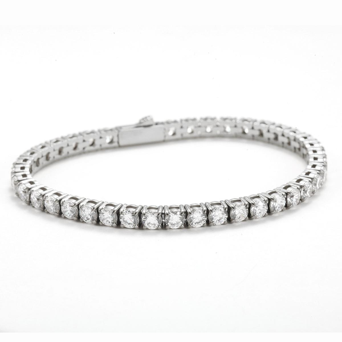 Siller Diamond Tennis Bracelet