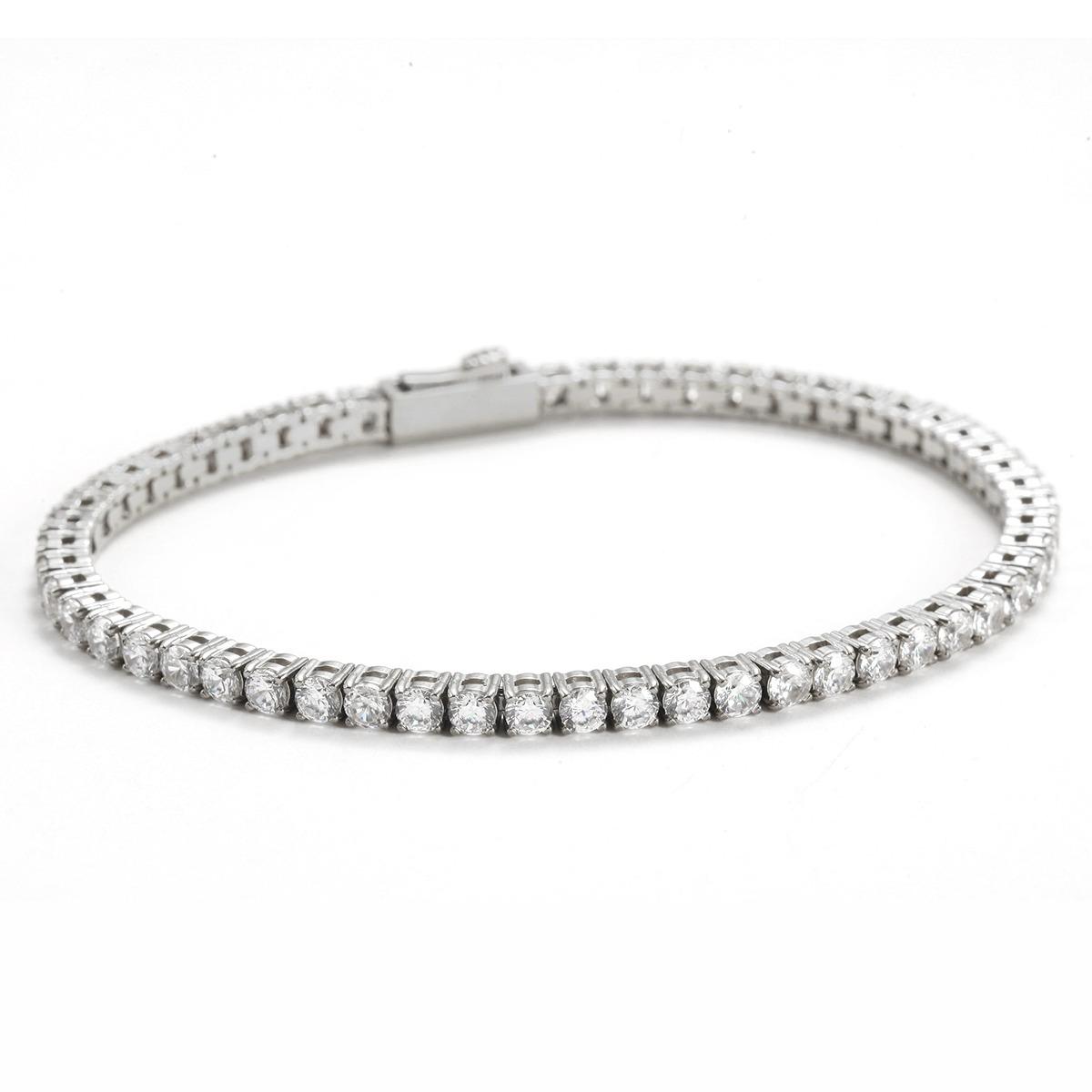 Siller Diamond Tennis Bracelet